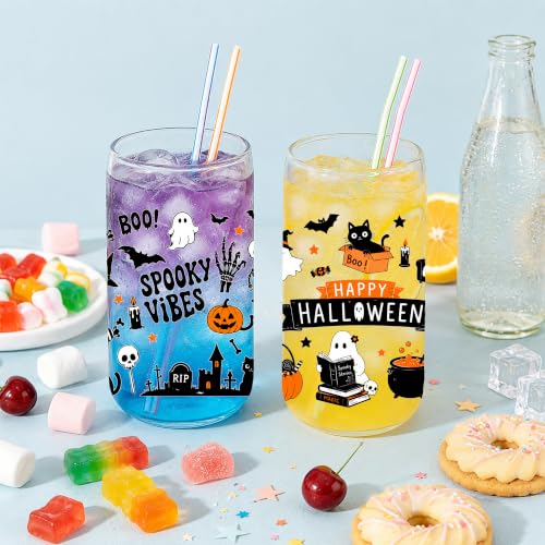 Halloween UV DTF Cup Wrap - 8 Sheets Horror Themed Rub on Transfers - image 3