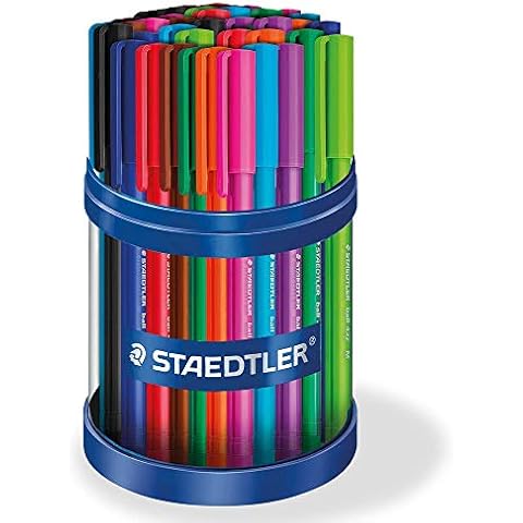 STAEDTLER Ball 43235MKP50 Ice Colours - Expositor 50 bolígrafos de diseño triangular ergonómico Cover