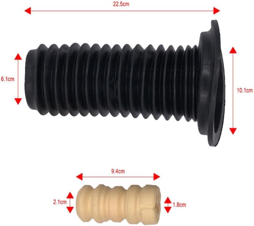 Front Shock Absorber Repair Kit Strut Boot Bellow Buffer Bushing Compatible With DFM FORTHING JOYEAR X5 DONGFENG T5 X3 X6