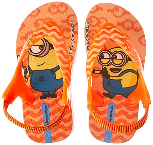Chinelo Minions, Ipanema Baby, Bebê Unissex, Laranja/Laranja, 22