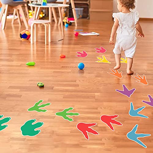 Set de vinilos decoración dinosaurios para pared y suelo miniatura 2
