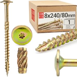 Lun Fix WKCP-08240 Holzschraube 1 Stück