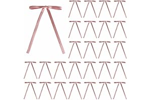 30 Pcs Rose Gold Bows for Christmas Tree Decorations