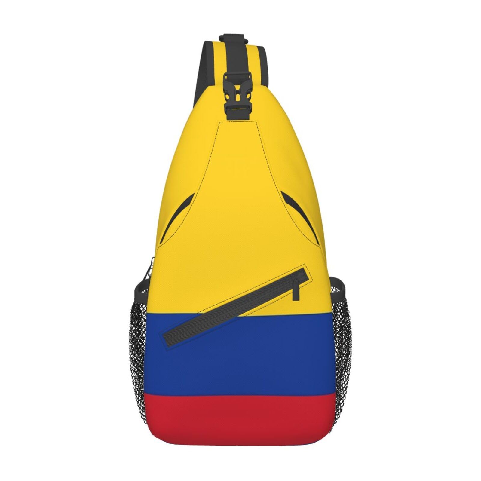 skdjowu Colombia Flag Sling Bag Crossbody Backpack Colombian Travel Hiking Daypack Shoulder Chest Bag for Women Men — image 1