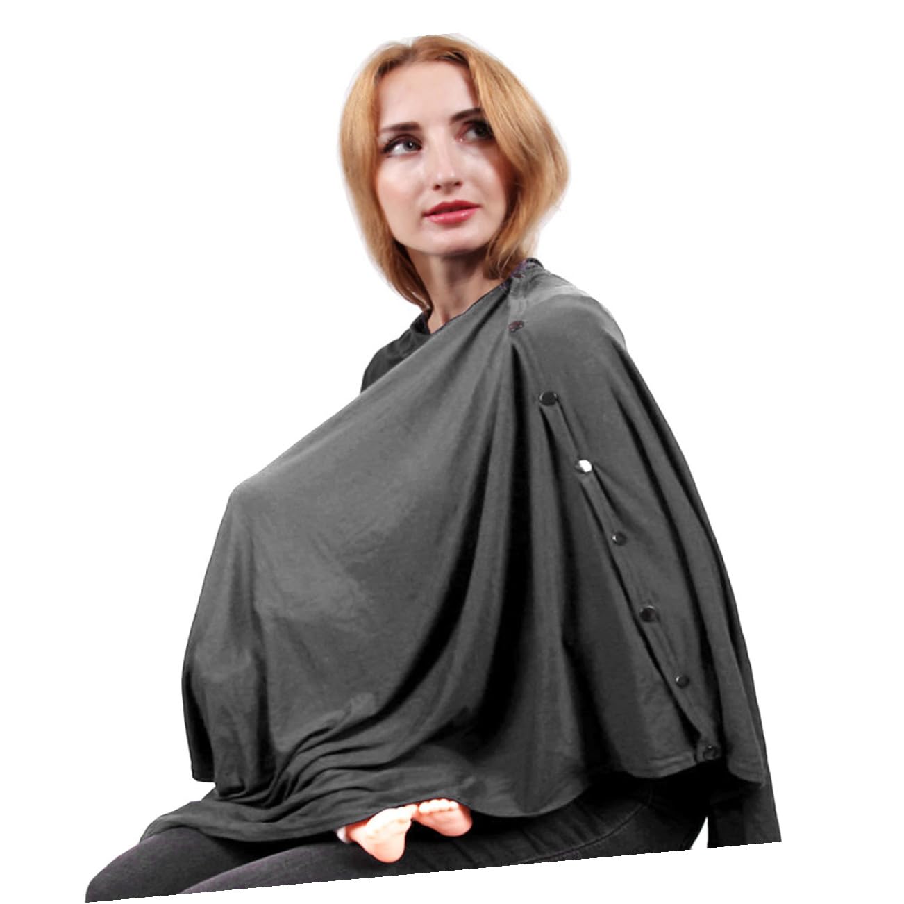 UPKOCH Nursing Wrap Breastfeeding Cover for Mom Windproof Sunshade Privacy Car Seat Canopy Washable and Reusable Easy to Install and Dismount