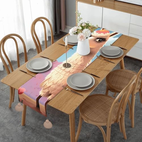 Chemin de table rustique pour déco automne et repas de Noël festif avec franges - 8