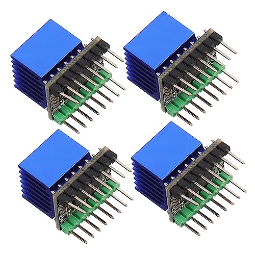 BUGUUYO Silent Stepstick Mute Driver Stepper Motor Driver Module with Sinusoidal Control 256 Microstepping 42 Plastic an
