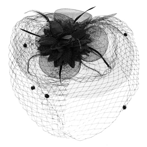 Chapeau Fascinator Tulle Fleurs Plumes Accessoire Cheveux Mariage Coiffure Cocktail