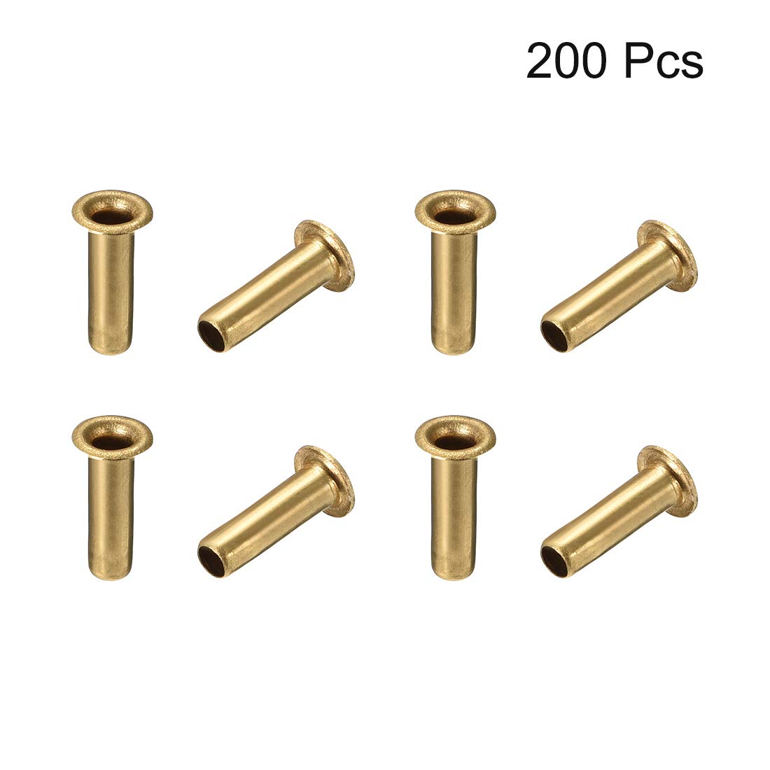 Remaches Huecos, 5 Mm X 6 Mm, Agujero Cruzante De Cobre, Remaches Huecos Con Ojales, Tarjeta De Circuito Impreso De Doble Cara PCB, 100 Unidades