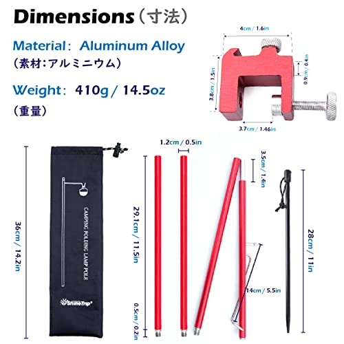TRIWONDER Supporto per Lampade da Tavolo Lanterna