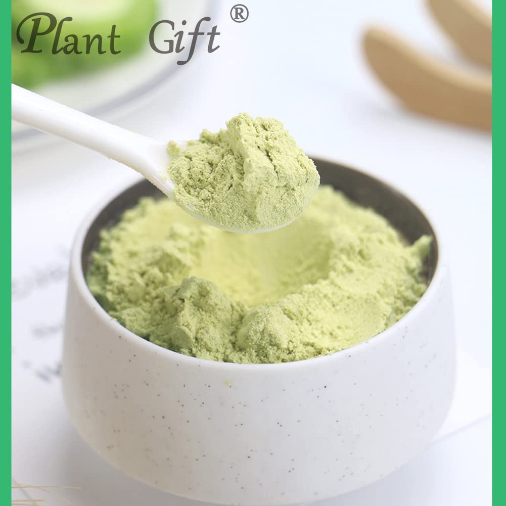 Plant Gift 100% Pure Balsam Pear Powder 苦瓜粉 Natürliches Bittermelonenmehl, Großes Aroma für Getränke, Smoothie, Kuchen und Getränke, Nicht-GVO Pulver, Kein Füllstoff, Keine Zusätze 100G/3.25oz