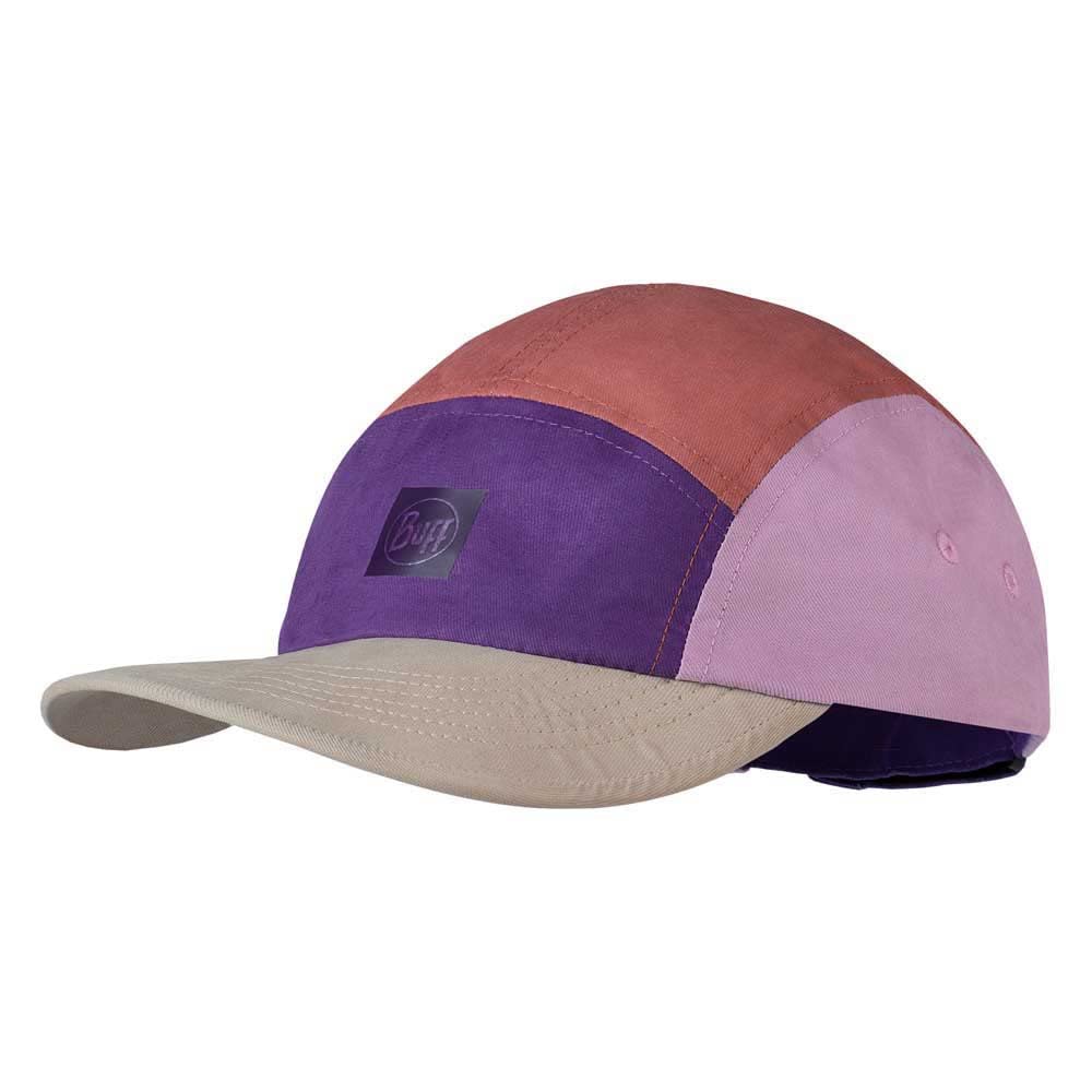 Buff Kids 5 Panel Go UPF 50 Adjustable Lightweight Running Cap Hat - Violet