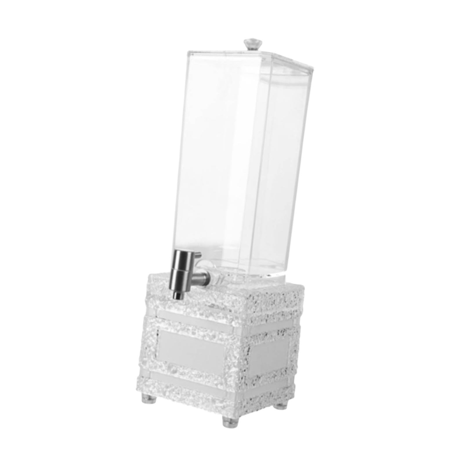 Dispensador de Cerveza de Mesa, Dispensador de Bebidas con Material Acrílico Y Grifo para Bebidas Heladas, Adecuado para Caravanas, Pubs Y Deportes, tal como se describe, Cubo Cuadrado