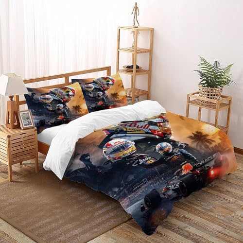 Parure de lit Coeur anti-transpiration avec housse de couette 3D respirante ados - 3