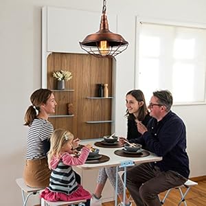 Industrialpendantlightskitchenisland2packfarmhousependantlightwithadjustablechainrusticpendantlightfixturemetalcagependantlightwithwirecagefordiningroombarn Urban Country Home Decor Industrial pendant lights kitchen island 2 pack farmhouse pendant light with adjustable chain rustic pendant light fixture metal cage pendant light with wire cage for dining room barn urban country home decor