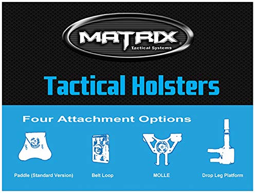 Evike Emg -Matrix Hardshell- Adjustable Holster For Hudson H9 Series (Type: Grey/No Attachment) #TOP3