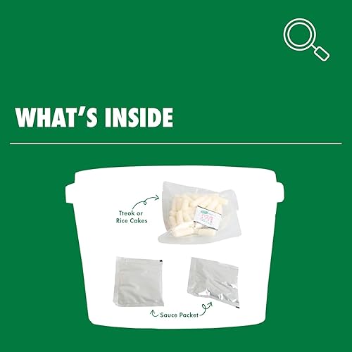 Miniatura 3 de Surasang Korean Tteokbokki Cup - Comida callejera coreana, salsa clásica dulce y picante, comida instantánea de microondas de 2 minutos, pasteles de