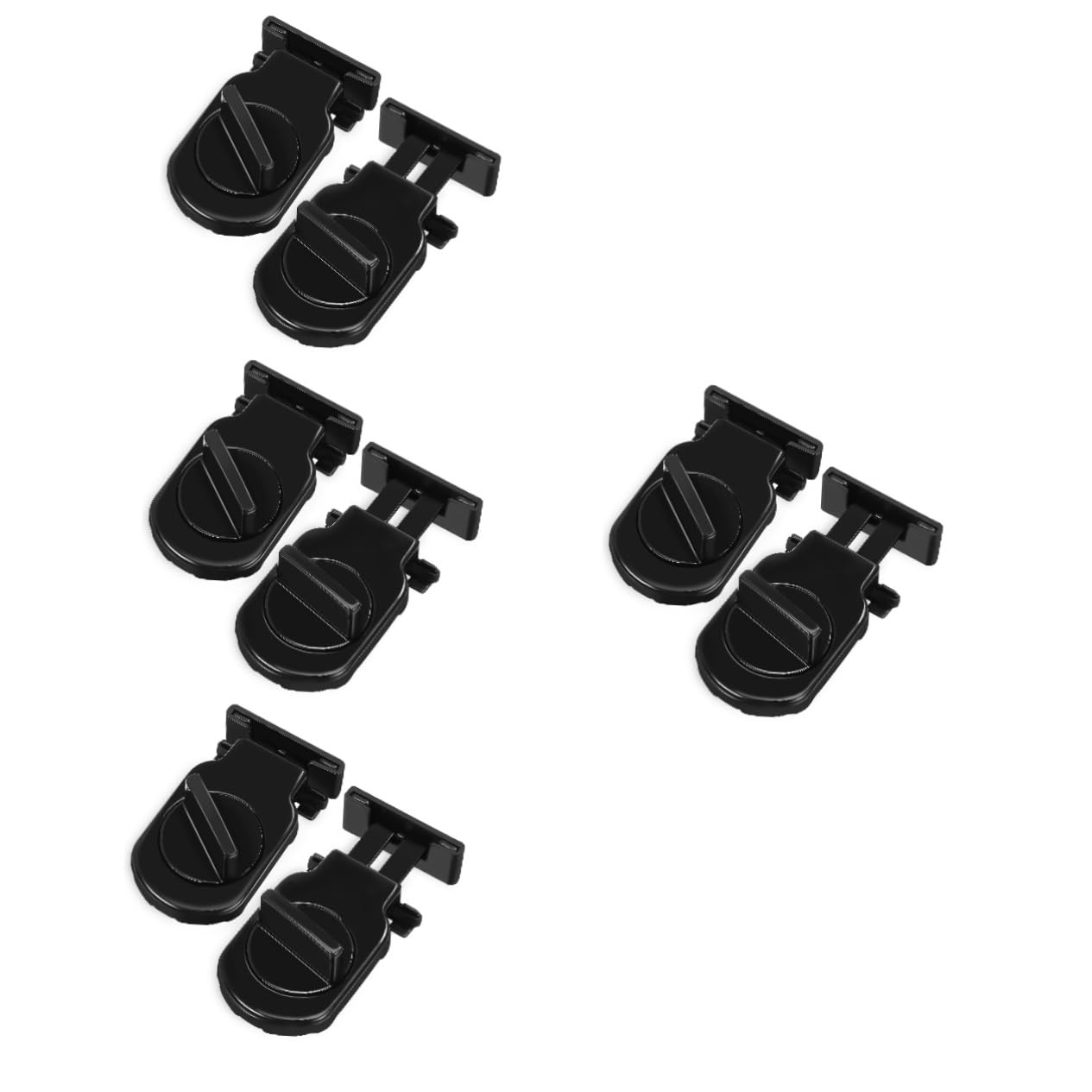 4 Ensembles Serrures De Fenêtre Ajustables Bloqueurs De Fenêtre Glissants 2 Pièces * 4