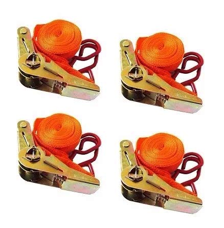 Kit Para Motos Barcos Caminhão 4 Cintas Com Catraca