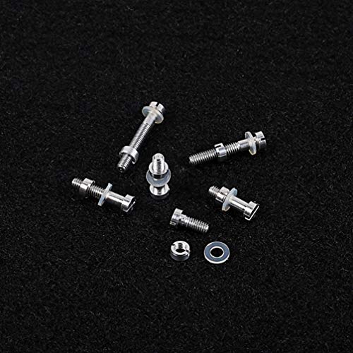 EXCEART Conjunto de Arruela de Parafuso de Metal de 6 Padrões Kit de Montagem de Cartucho de Cabeça