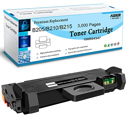 Compatible B210 B205 B215 Toner Cartridge 3000 Pages 106R04347 for Xerox B210 B210DNI B205 B205DNI B205MFP B215 B215DNI B215MFP Printers (Black, 1-Pack)