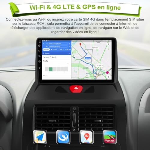 Autoradio Android 15 réglant vos problèmes de navigation sur Jumpy - 5