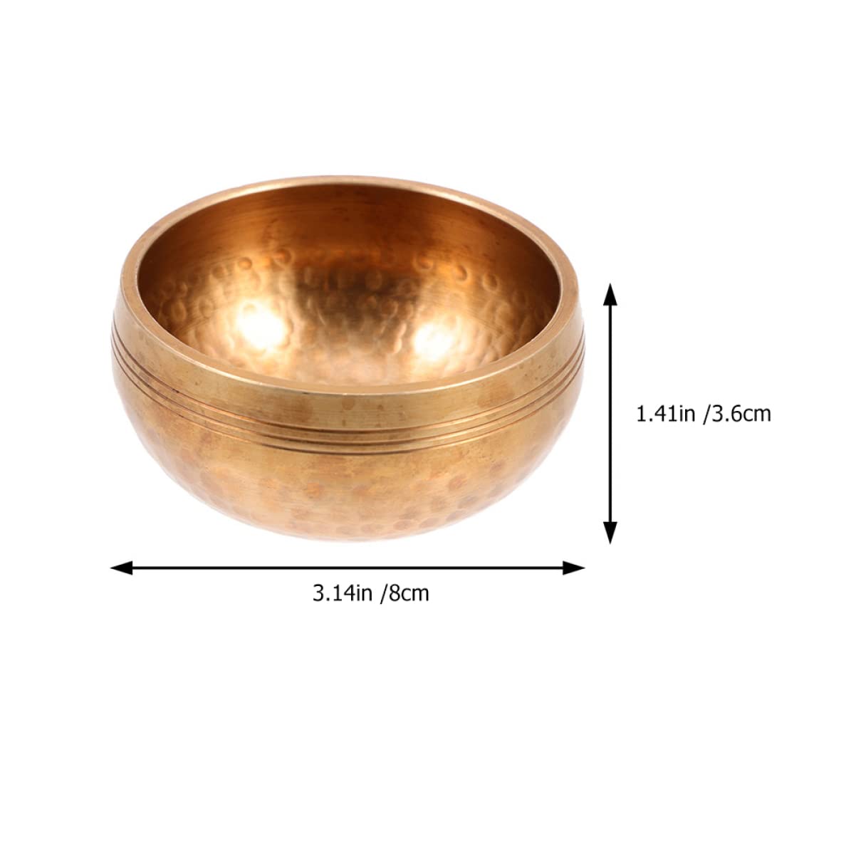 GALPADA 1Set Singing Bowl with Cushion Mallet for Meditation Yoga and Relaxation Bowl for Mindfulness and Sacred Decor Home and