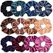 12 Pcs Hair Scrunchies Velvet Elastic Hair Bands Scrunchy Hair Ties Ropes Scrunchie for Women or Girls Hair Accessories - 12 Assorted Colors Scrunchies