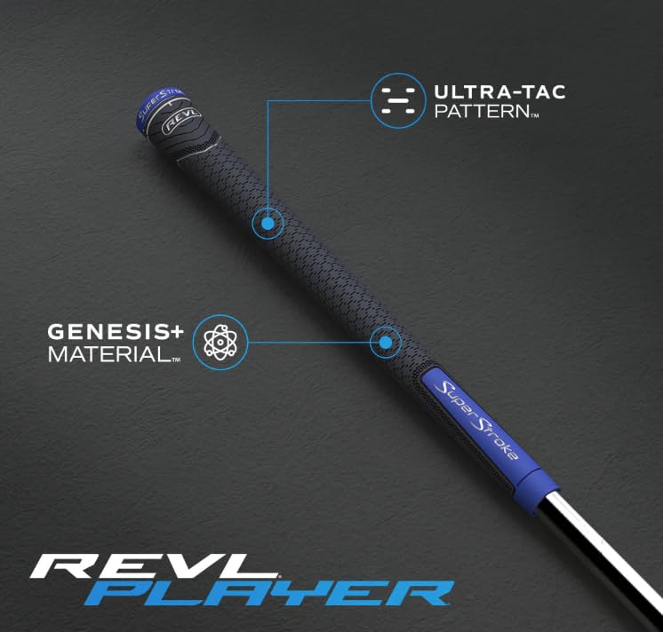 SuperStroke REVL Player Golf Grips – Premium Performance