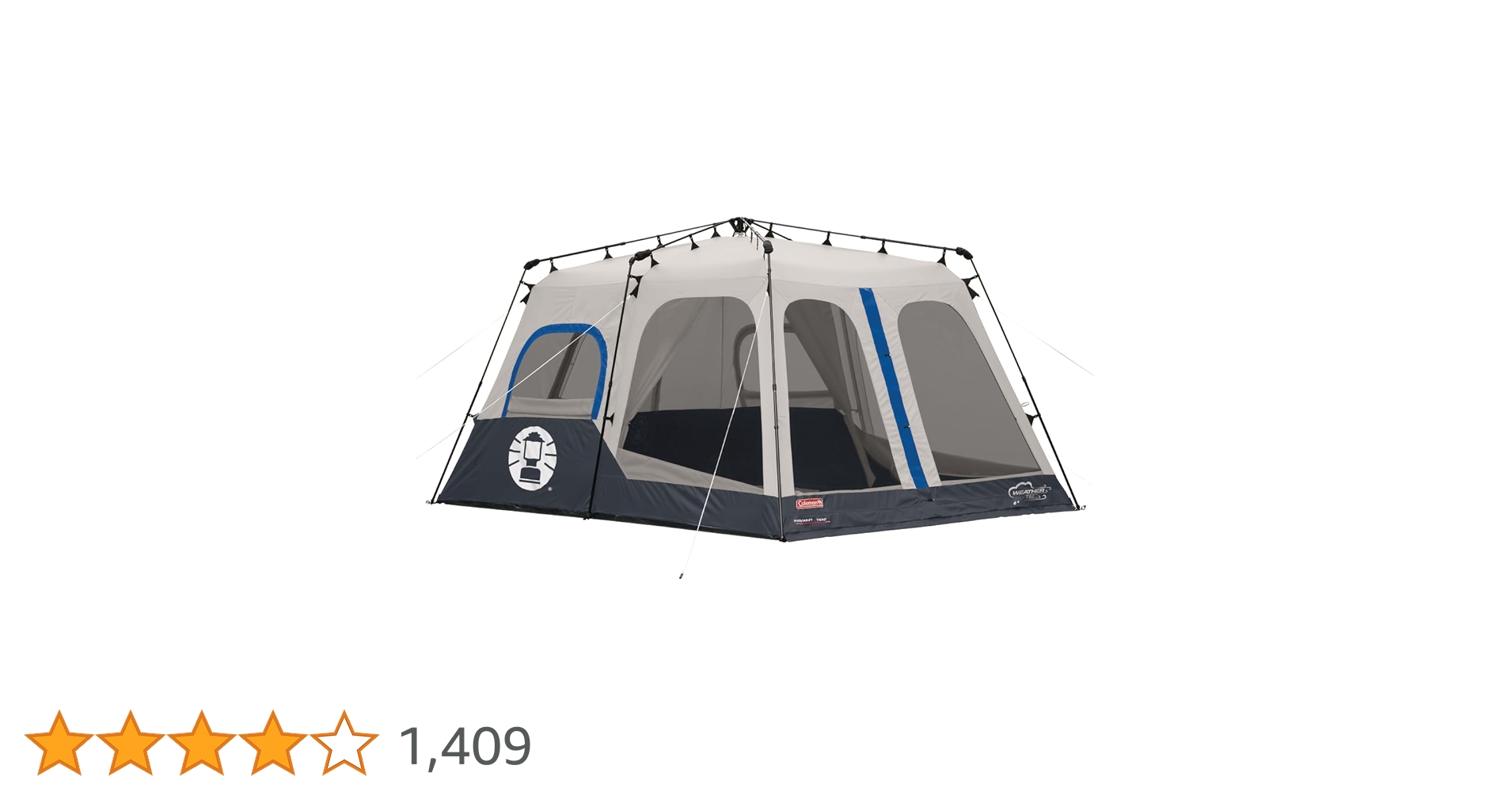 Amazon.co.jp: コールマン 8人用インスタントテント(14'×10') ブルー Amazon.co.jp: コールマン 8人用インスタントテント(14'×10') ブルー