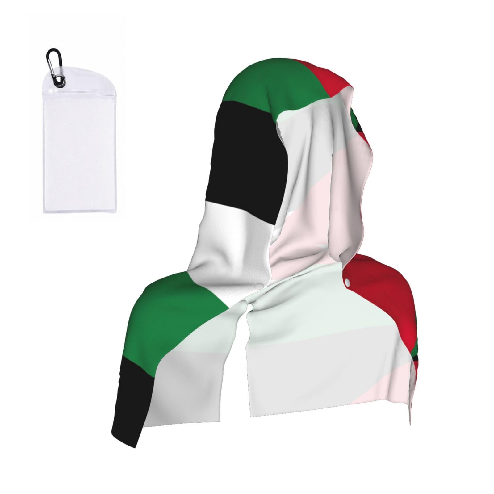 ZYJHYY Jordanian Flag Print Unisex Swimming Towel Practical Camping Towel Skin-Friendly Cooling Towel For Workout Training