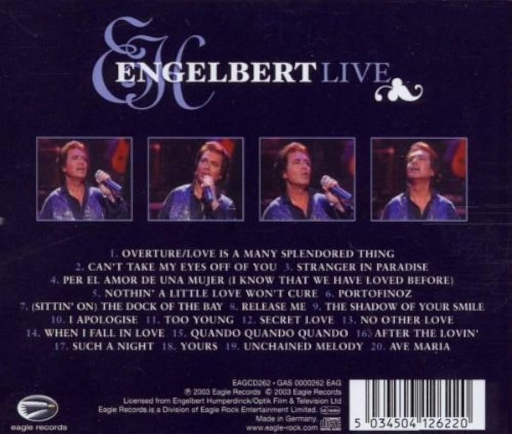 Engelbert Humperdinck - Engelbert: Live - Amazon.com Music
