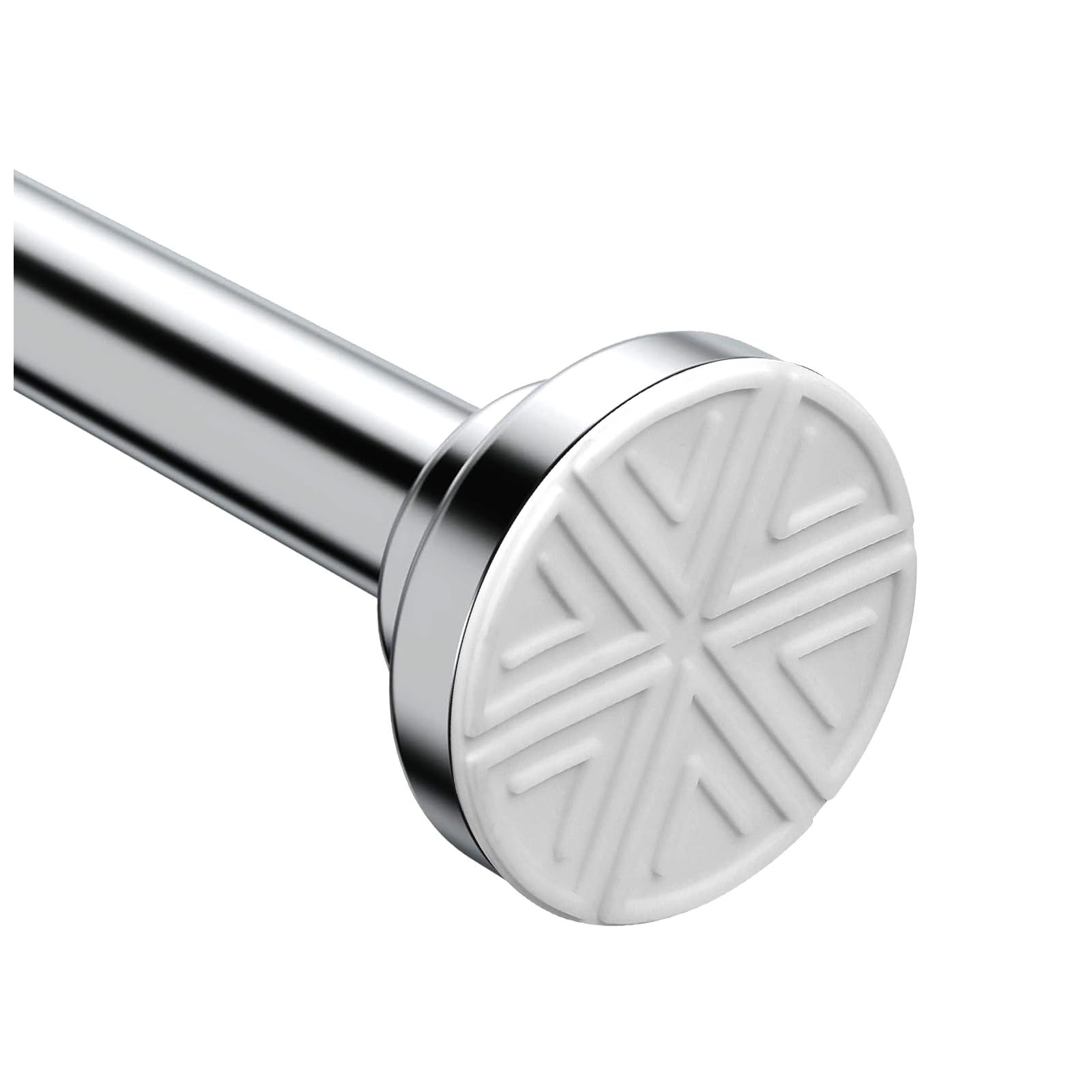 Photo 1 of Silver Shower Curtain Rod 26–80 Inch, Adjustable Spring Tension Curtain Rod No Drill, Stainless Steel Shower Rod Easy Install, Rustproof Tension Rod for Windows Bathroom Closet Kitchen Room Divider