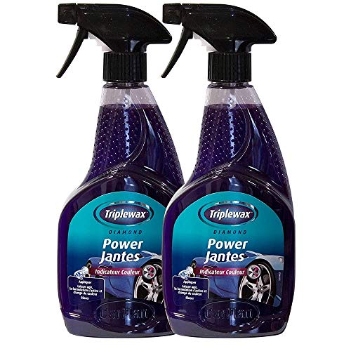 Triplewax Lot de 2 Nettoyants Power Jantes 500ML