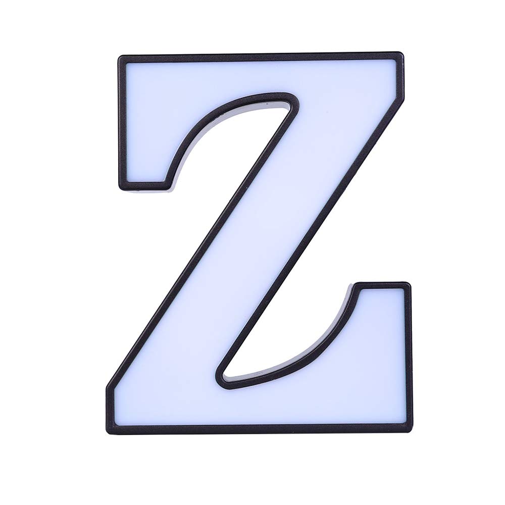 DecdealWhite Environment Friendly Energy Saving Lastics Letter-Shape Lamp Home Club Outdoor Indoor Party Weeding Decoration