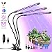 Produktbild Pflanzenlampe, Yokunat 60 LED 27W Pflanzenlicht Pflanzenlichter con 15 Gartengerätes, 3 Arten von Modus, 5 Arten von Helligkeit, 360° Schwanenhals und 3 Timing-Funktion für Pflanze Blume Gemüse