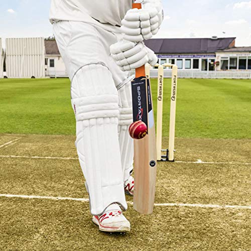 SPORTAXIS - Tennis Cricket Bat - Strong and Lightweight- Perfect for Light and Hard Tennis Balls (Wooden) [Updated] - Thumbnail 4