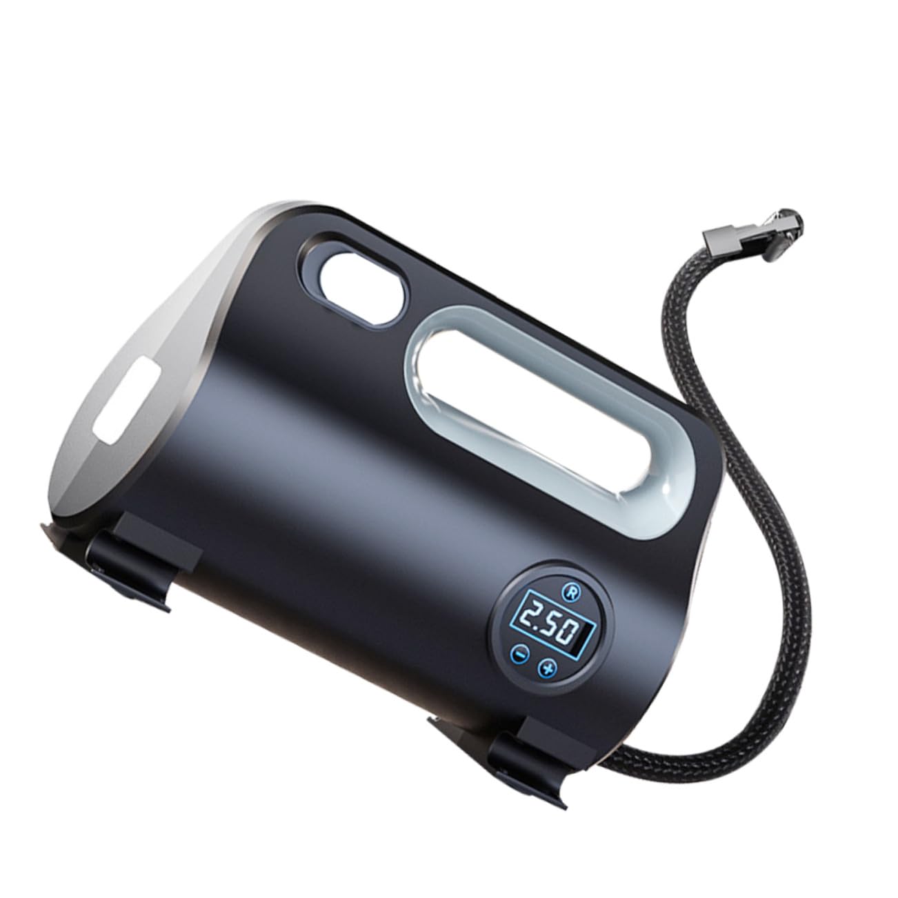 iplusmile Compressore Aria Portatile per Pneumatici Auto e Bici Display Digitale, 120 W, 22l/min, Materiale ABS, Alta Efficienza, per Applicazioni Domestiche e Stradali