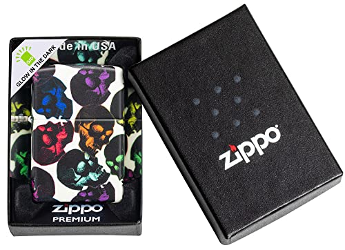 Encendedor de Bolsillo Zippo Skulls Glow in the Dark miniatura 5