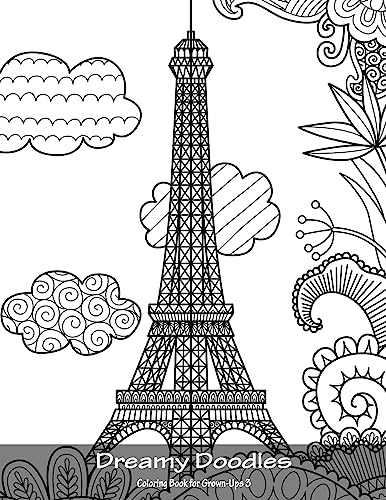 Dreamy Doodles Coloring Book for Grown-Ups 3 (Volume 3)