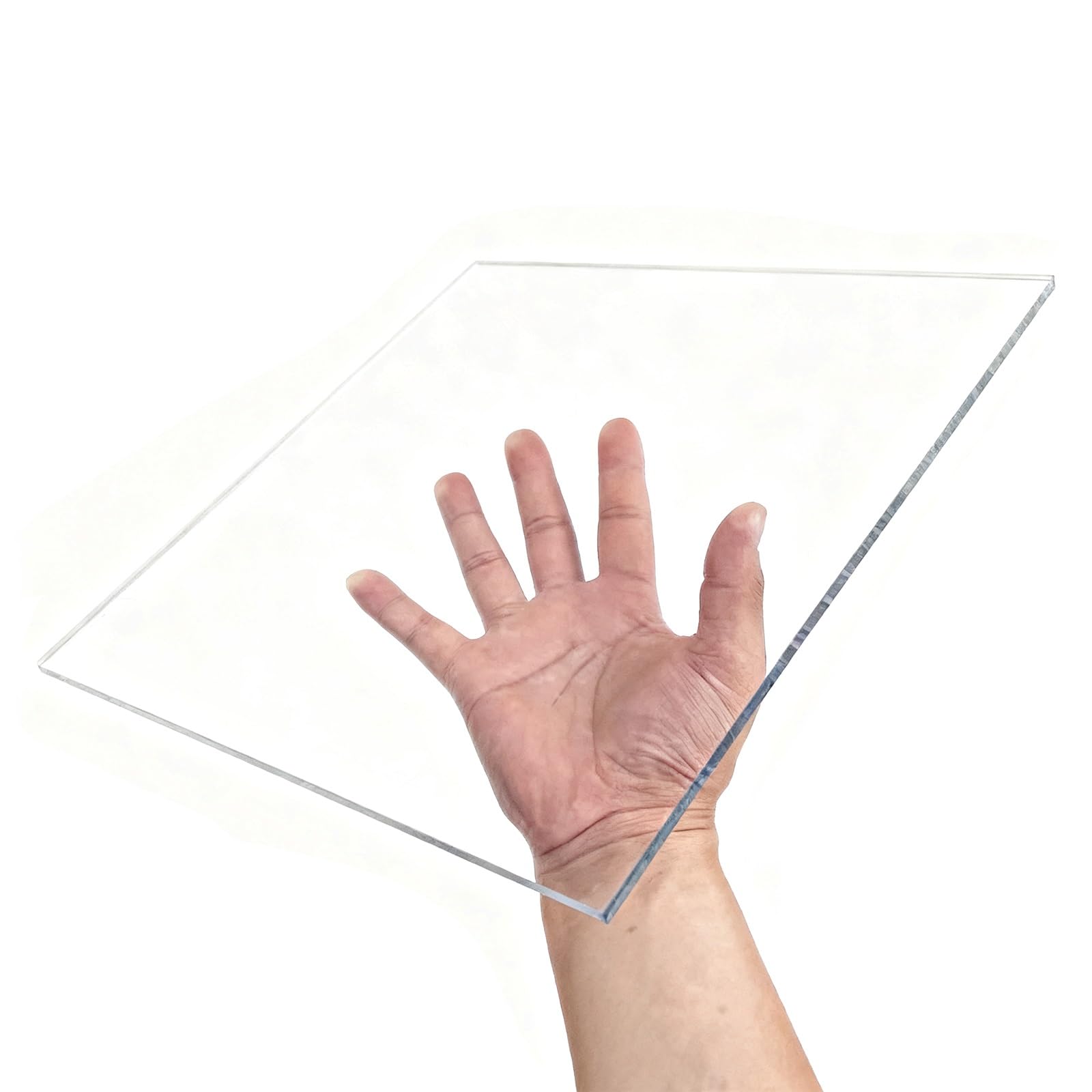 Policarbonato Placas Transparente de 5 mm, Tejados De Plastico Exterior, Paneles De Policarbonato Para Invernaderos Para Cobertizos, Cocheras, Cabañas, Perreras, Fáciles De Cortar