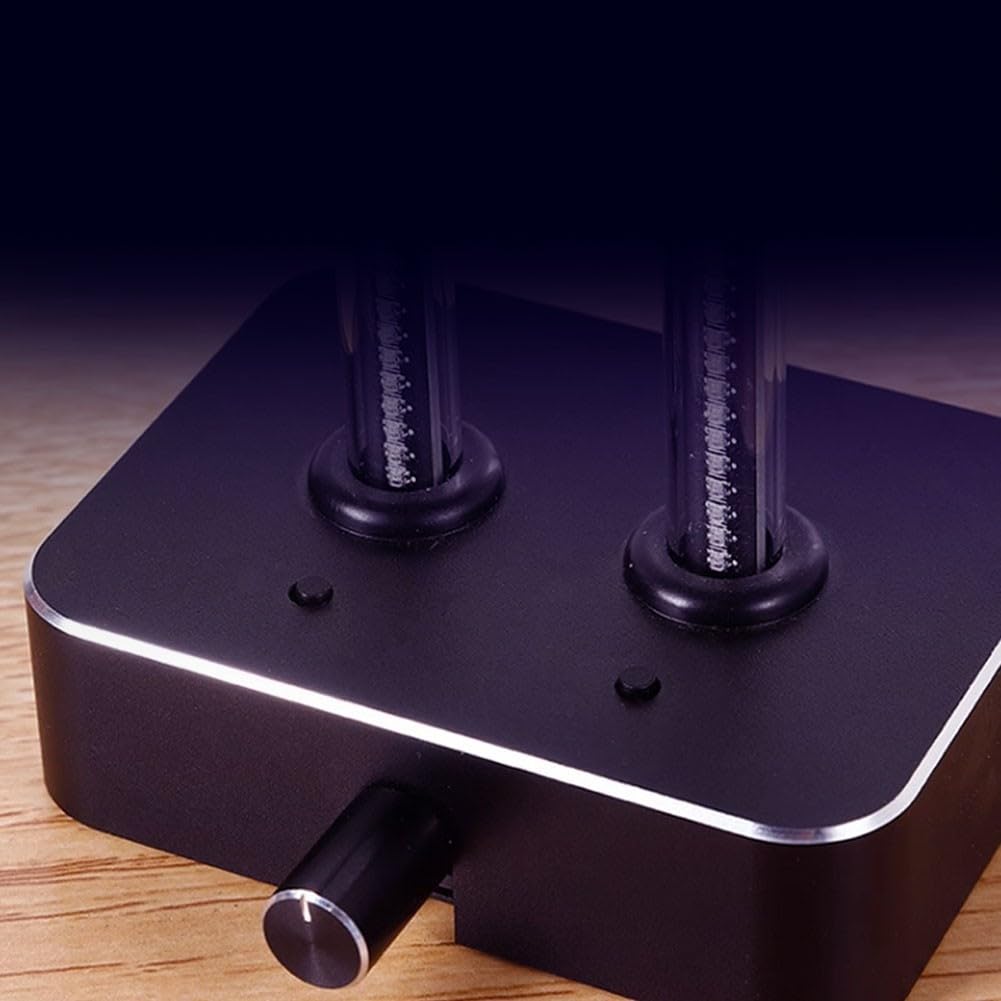 Pantalla LED de espectro musical, medidor de nivel de sonido de tubo dual, tubo digital retro IN9, analizador de espectro de audio, pantalla RGB LED, medidor de nivel de sonido
