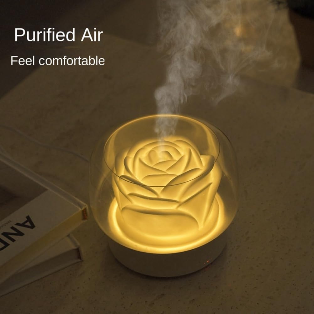 Difusor de aceites esenciales de aromaterapia + luz ambiental para regalo enchufe de la UE
