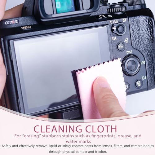Camera Cleaning kit – Professional Camera Lens Cleaning Kit,Complete DSLR &amp; Mirrorless Camera Sensor Cleaning Set Kit with Lens Pen, Blower, Brush, and Solution for Photography Essentials