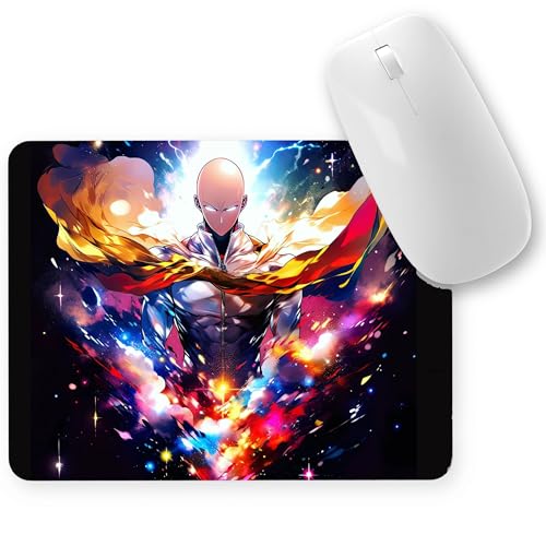 Image of Anime Gaming Mouse Pad, Non-Slip Rubber Base, Ultra-Low Friction High Durability, Waterproof Mouse Mat, Anti-Slip Base, Mousepad 7.5 inch X 9 inch (02)