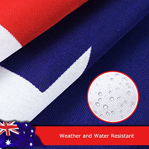 Drapeau Australie 90x150 cm extérieur en polyester 400D avec œillets