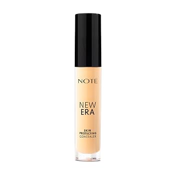 Note Cosmetique New Era Skin Protecting Concealer - High Coverage and Natural Finish - Under Eye Concealer Face Makeup - 10 Sand - 0.19 oz