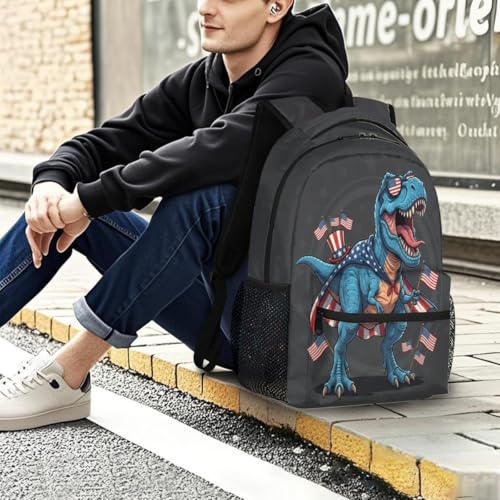 Mochila cómoda para niños y niñas con estampado de dinosaurio 7