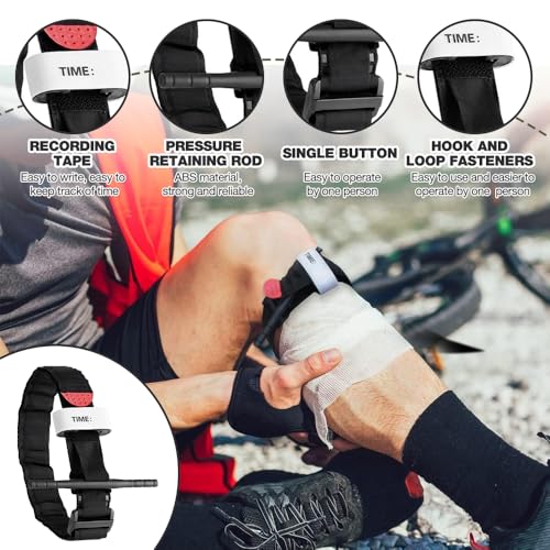 WDKXCN Juego de primeros auxilios para exteriores, 49 piezas, kit de primeros auxilios, kit de supervivencia Far Out, kit de supervivencia IFAK para camping, senderismo, montañismo, caza, escalada - imagen 4