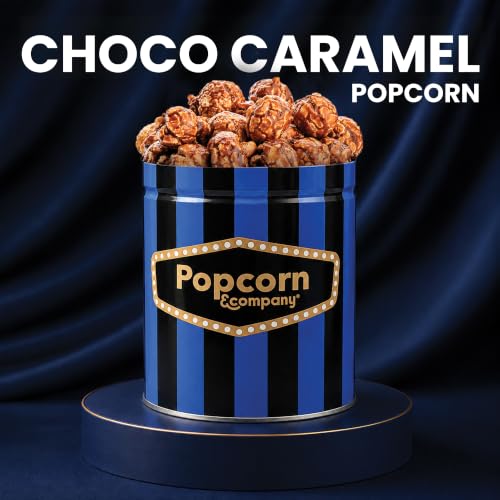 Image of Popcorn & Company Choco Caramel Gourmet Popcorn, Tin 130g